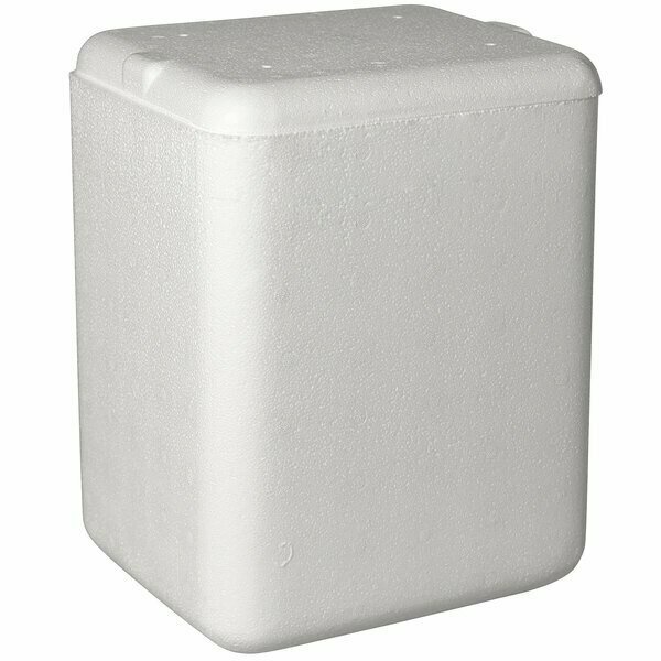 Plastilite Insulated Foam Cooler 8 1/4'' x 6 1/2'' x 11'' - 1'' Thick 451TK95PLT
